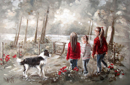 Moet die hond dan saam | A3 Paper Print