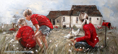 By die ou huis | Canvas Prints
