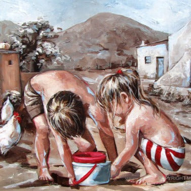 Ouma mostert se huis | A3 Paper Print