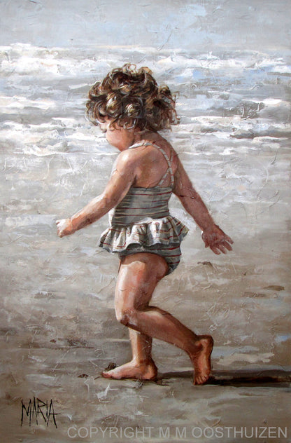 Loop op die strand