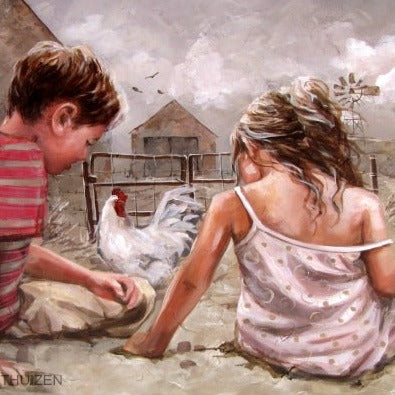 Klippies tel A3 paper print fine art by Maria Magdalena Oosthuizen