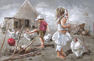 Farm Child's Life | Canvas Prints