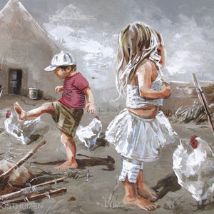 Farm Child's life | A4 Paper Print
