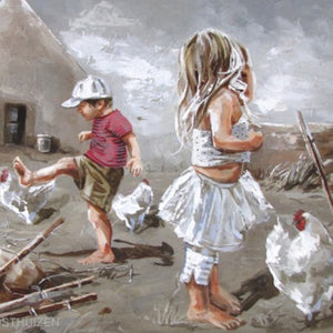 Farm Child's Life | Canvas Prints