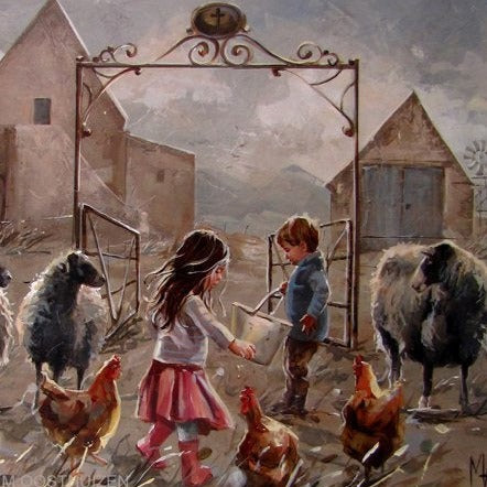 Early morning feeding | Canvas Prints