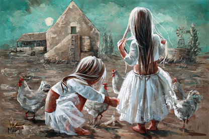 Dream Beyond fine art print, whimsical inspirational artwork, A3 size, House of Maria artist.