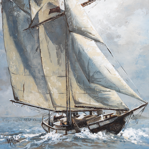 Open sails | A4 Paper Print