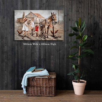 Busy days | Canvas Prints