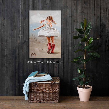 Turn - I am Free Series | Canvas Prints