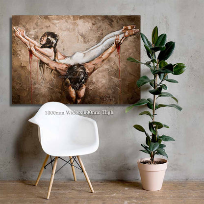 On His Shoulders | Canvas Prints