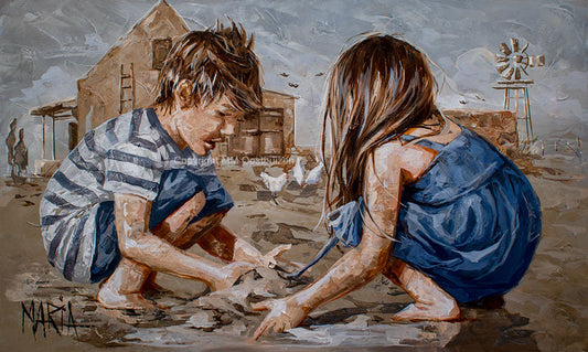 Modderkoekies in blou