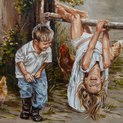 Jy is onderstebo | Canvas Prints