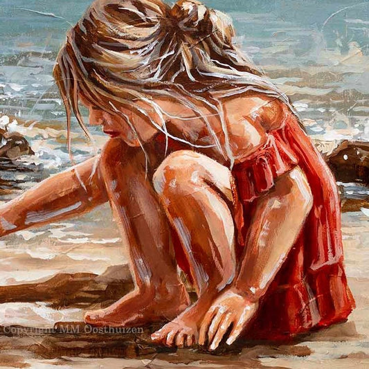 Op die Strand | A4 Paper Print