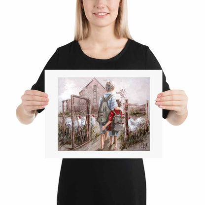 Saamstap | A3 Paper Print