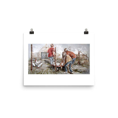Aankoms | A3 Paper Print