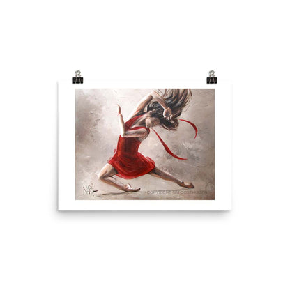 Lady in Red | A3 Paper Print