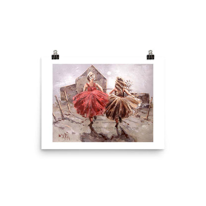tutus op die plaas | A3 Paper Print