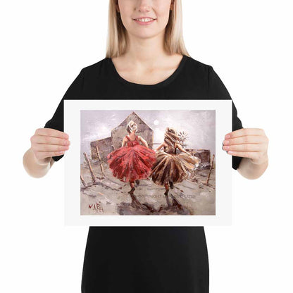 tutus op die plaas | A3 Paper Print