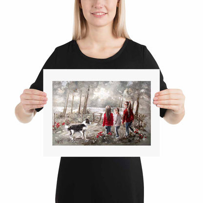 Moet die hond dan saam | A3 Paper Print