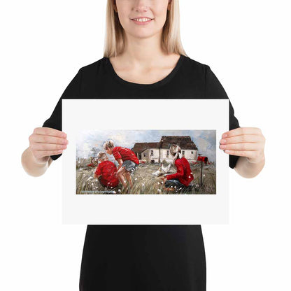 By die ou huis | A3 Paper Print