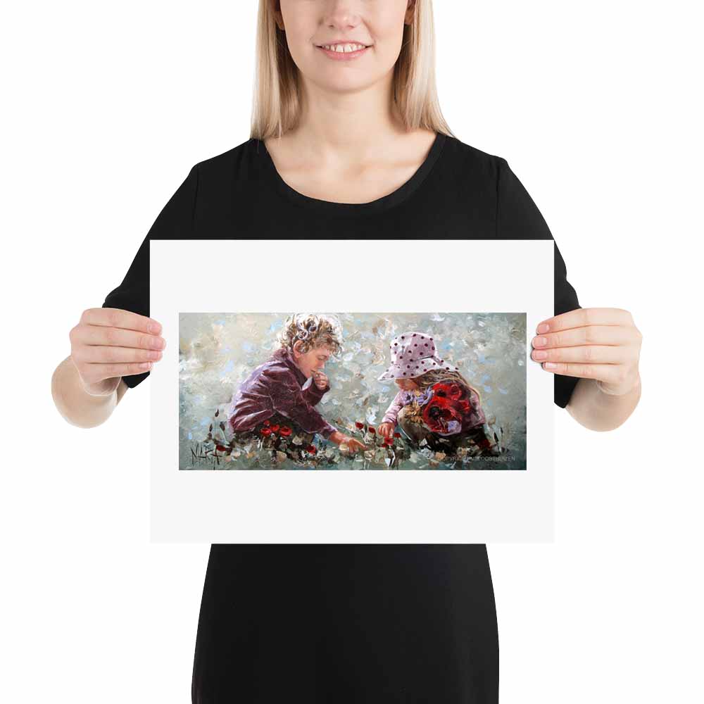 Blomme pluk | A3 Paper Print