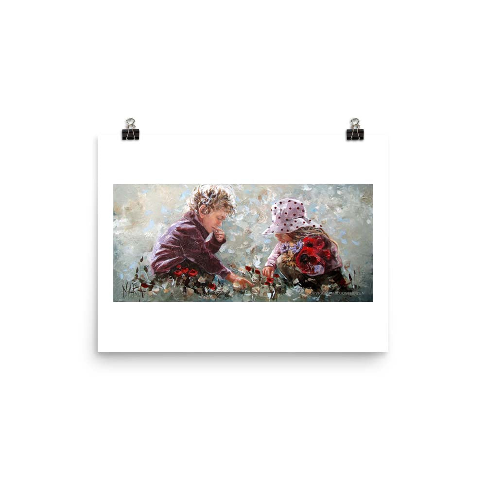 Blomme pluk | A3 Paper Print