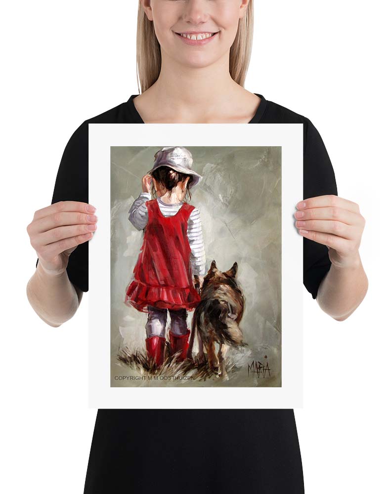 Kom wagter | A3 Paper Print
