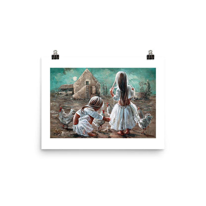 Dream Beyond fine art print, whimsical inspirational artwork, A3 size, House of Maria artist.