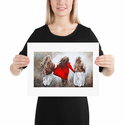 Love centered friendship | A3 Paper Print