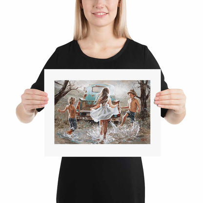 Summer Rain | A3 Paper Print