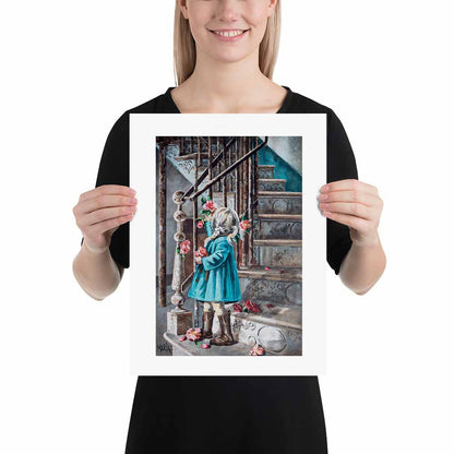 Romantic Stairs | A3 Paper Print