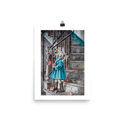 Romantic Stairs | A3 Paper Print