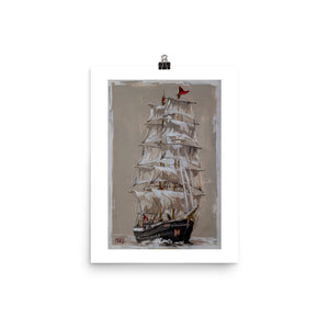Sails set | A3 Paper Print
