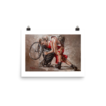 Carry each others burdens | A3 Paper Print