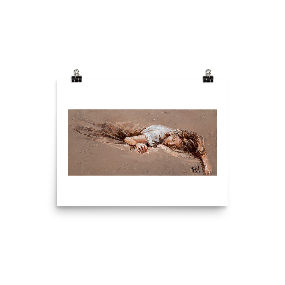 At peace a3 paper print house of maria za
