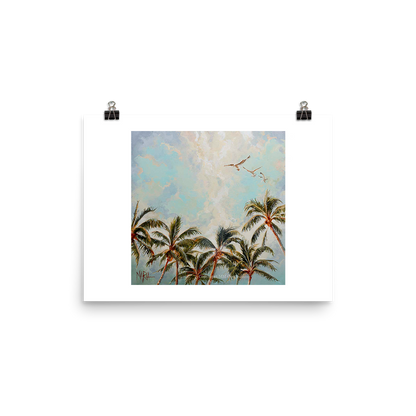 Palm Trees | A3 Paper Print