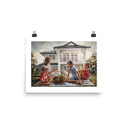 Our Home my Heart | A3 Paper Print