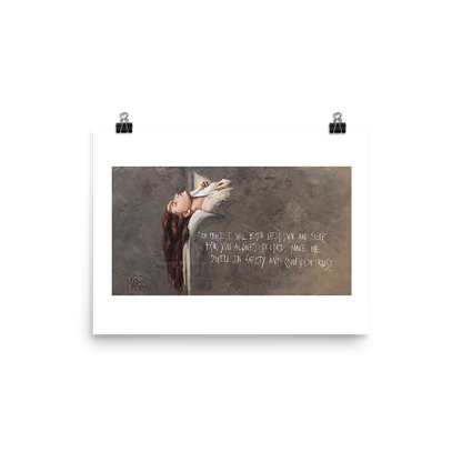 Lie Down and Sleep | A3 Paper Print