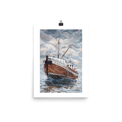 Steady in the storm | A3 Paper Print