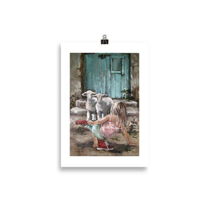 Little lambs | A4 Paper Print