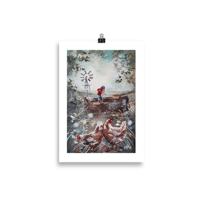 Healing in His Wings | A4 Paper Print