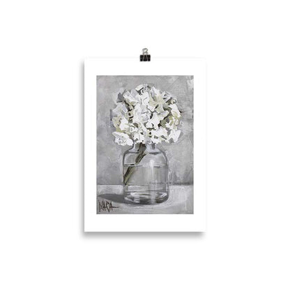 White | A4 Paper Print