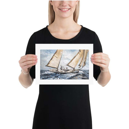 Sailing Forward | A4 Paper Print