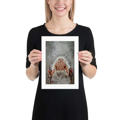 Look up child | A4 Paper Print