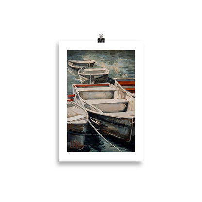 Rowboats | A4 Paper Print
