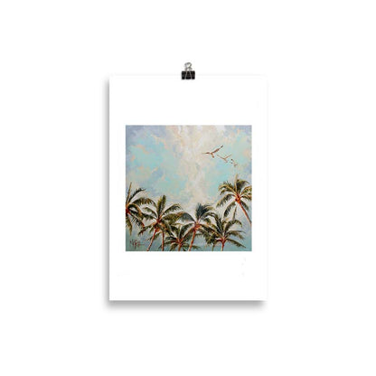 Palm Trees | A4 Paper Print