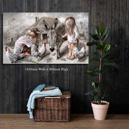 Die Klein Donkie | Canvas Print