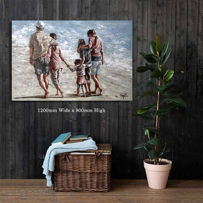 Die Du Plessis gesin | Canvas Prints