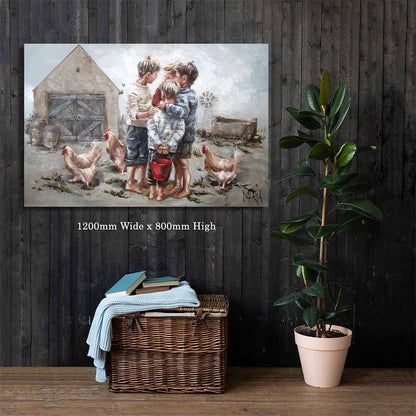 Hiers die plan  | Canvas Prints