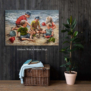Day at the beach | Canvas Prints